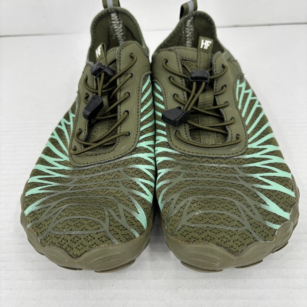 HF Hike Footwear Barefoot Sneaker Size EU 40 Army Green‎ Pull On Stretch Laces - Picture 5 of 8